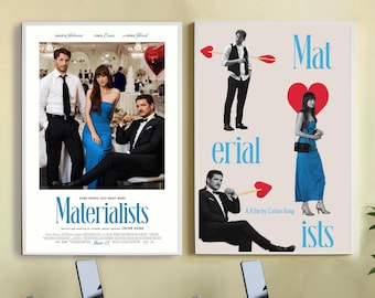 Materialists (2025) Movie Poster-High Quality Canvas Movie Poster - Wall Art-Home Decor- Birthday Gifts