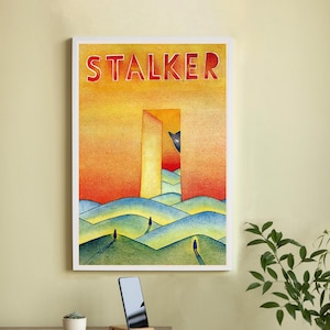Póster de la película Stalker: póster de película en lienzo de alta calidad: arte de pared, decoración del hogar