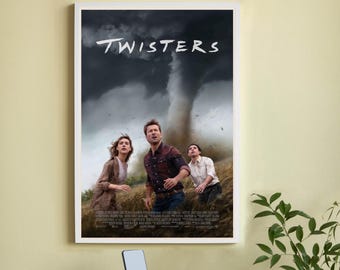 Twisters Movie Poster-High Quality Canvas Movie Poster - Wall Art-Home Decor