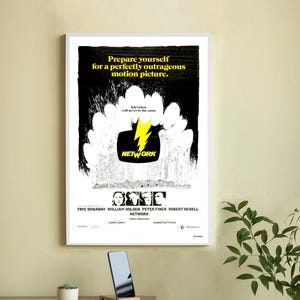 Network Movie Poster-High Quality Canvas Movie Poster - Wall Art-Home Decor
