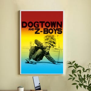 Poster del film Dogtown e Z-Boys - Poster del film su tela di alta qualità - Arte murale - Decorazione per la casa