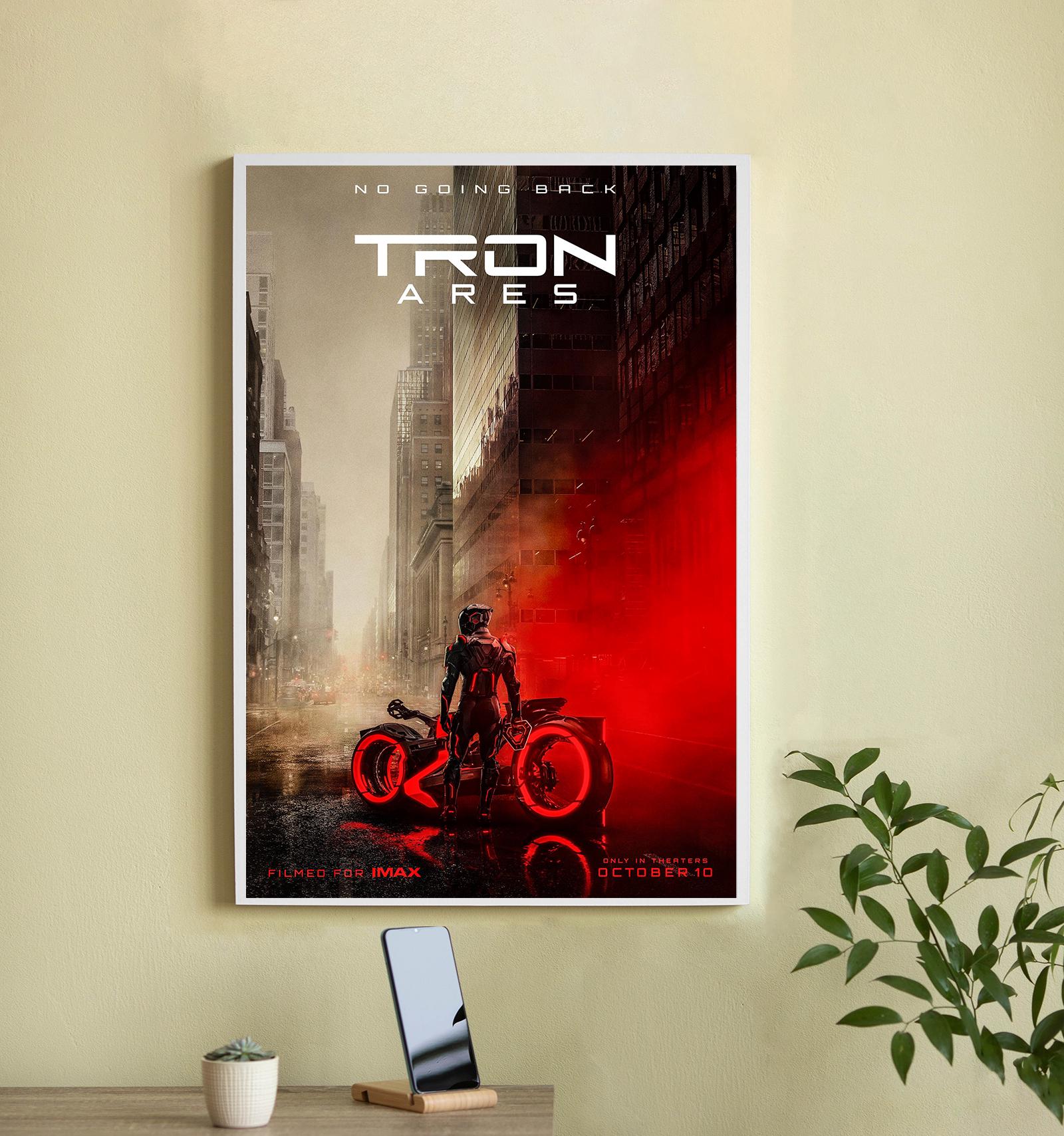 10 Posters 10 Artistes エレン・フライス Tron: Ares (2025) Movie Poster-high Quality Canvas Unframed