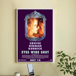 Póster de la película Eyes Wide Shut: póster de película en lienzo de alta calidad, arte de pared, decoración del hogar