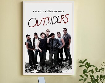 The Outsiders Movie Poster-High Quality Canvas Movie Poster - Wall Art-Home Decor