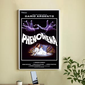 Poster del film Phenomena - Poster del film su tela di alta qualità - Arte murale - Decorazione per la casa