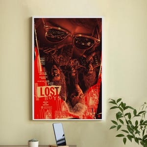 Póster de la película "Los muchachos perdidos" - Lienzo de alta calidad - Arte mural - Decoración del hogar