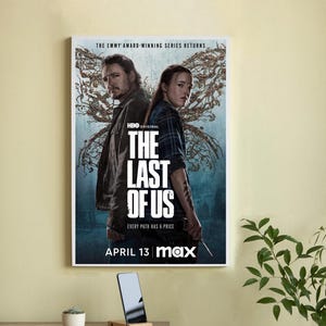 Póster de la película The Last of Us (2023) - Lienzo de alta calidad - Arte mural - Decoración del hogar