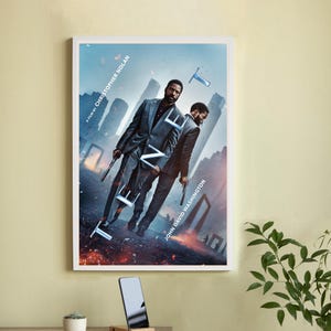 Tenet Movie Poster-High Quality Canvas Movie Poster - Wall Art-Home Decor