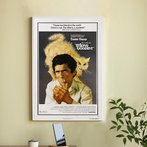 Póster de la película The Long Goodbye: póster de película en lienzo de alta calidad, arte de pared, decoración del hogar
