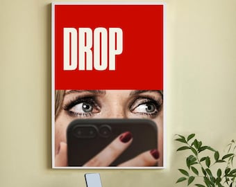 Drop (2025) Movie Poster-High Quality Canvas Movie Poster - Wall Art-Home Decor