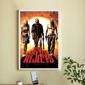 Póster de la película The Devil's Rejects: póster de película en lienzo de alta calidad, arte de pared, decoración del hogar