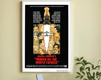 Murder on the Orient Express Movie Poster-High Quality Canvas Movie Poster - Wall Art-Home Decor