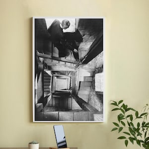 Póster de la película Vértigo: póster de película en lienzo de alta calidad: arte de pared, decoración del hogar