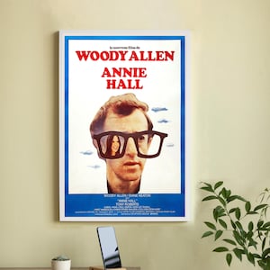 Annie Hall Movie Poster-High Quality Canvas Movie Poster - Wall Art-Home Decor