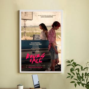 Bones and All Movie Poster-High Quality Canvas Movie Poster - Wall Art-Home Decor