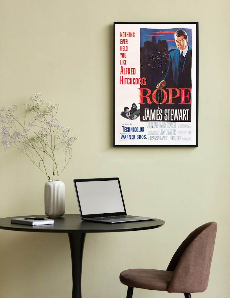 Rope Movie Poster-high Quality Canvas Movie Poster - Wall Art-home ...