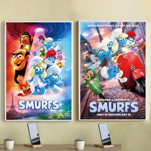 Smurfs poster - Etsy 日本