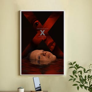 Póster de la película X - Lienzo de alta calidad - Arte mural - Decoración del hogar