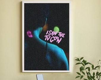 I Saw the TV Glow filmposter-hoge kwaliteit canvas filmposter - kunst aan de muur-woondecoratie