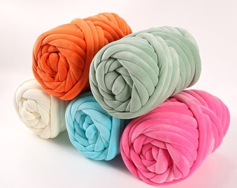 Crystal Velvet Yarn - Perfect for Hand-Woven Blankets, Cat Nests, and Cloth Lines - Soft, Elastic and Comfortable