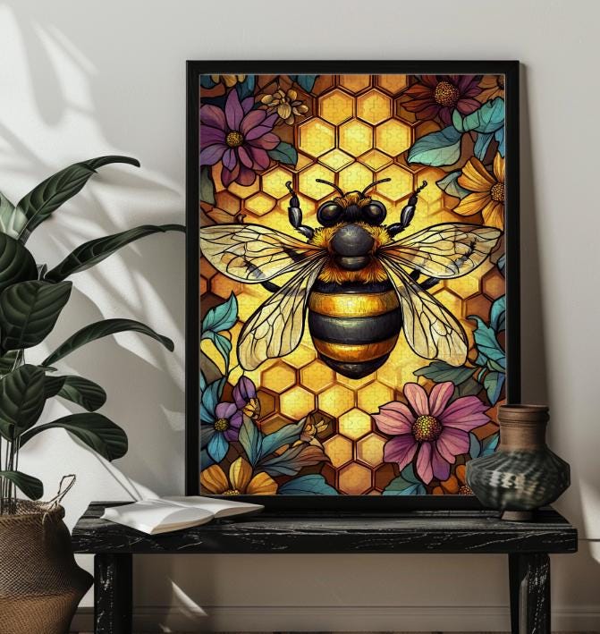 Fun Bee Farm Wooden Jigsaw Puzzle - 300 Pieces, Country Art For Adults & Kids, Wall Decor, Family Game, Learning Activity - View #4
