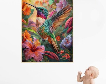 Diamond Painting Aigle, 5D DIY Diamond Painting Adulte Oiseau, 5D Rond