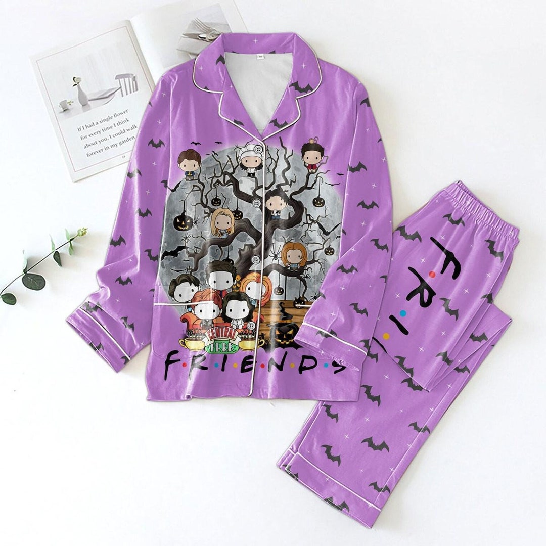Friends Tv Show Pajamas, Friends Pajamas Set, Chandler Bing Women ...