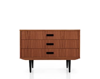 Mid-Century-Sideboard, Kommode, Kommode, Anrichte aus Eichenfurnier – Farbe Teak – Livlo T-P02