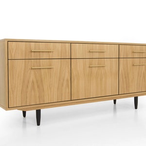 Mid-Century Sideboard, Kommode, Anrichte aus Eichenholz Livlo D-S10 Bild 8