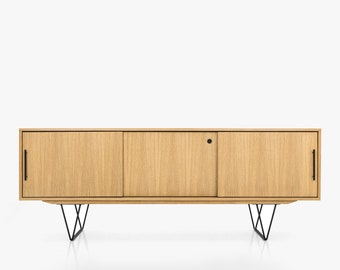 Mid-Century Sideboard, Kommode, Anrichte aus Eichenholz - Livlo D-S04