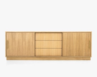 Mid-Century Sideboard, Kommode, Anrichte aus Eichenholz - Livlo D-S05