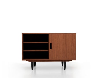 Mid-century sideboard, dresser, commode, credenza made of oak vaneer - teak colour - Livlo T-S16