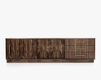 Mid-Century Sideboard, Kommode, Sideboard aus Nussbaum Vaneer - Livlo OS03