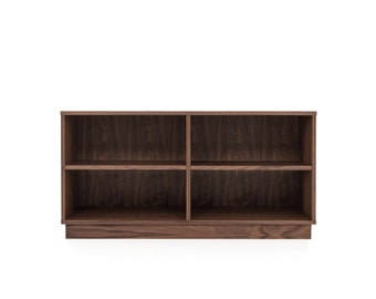 Mid-Century Sideboard, Bücherregal, Bücherregal, Kommode, Kommode, Anrichte aus Nussbaum Vaneer - Livlo O-R01