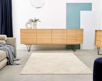 Mid-Century-Sideboard, Kommode, Kommode, Anrichte aus Eichenfurnier – Livlo D-S08