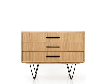 Mid-Century Sideboard, Kommode, Anrichte aus Eichenholz - Livlo D-P02