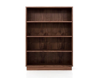 Mid-century bookcase made of walnut vaneer - Livlo O-R03