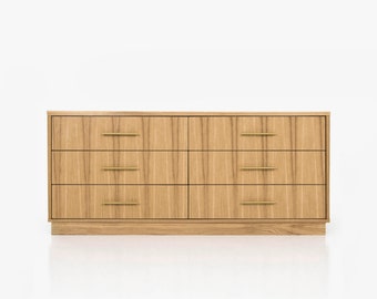 Mid-century sideboard, dresser, commode, credenza made of oak vaneer - Livlo D-S13