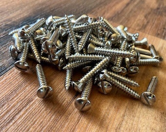 Tornillos autorroscantes ranurados con cabeza avellanada para metal, 4,2 x 25 mm