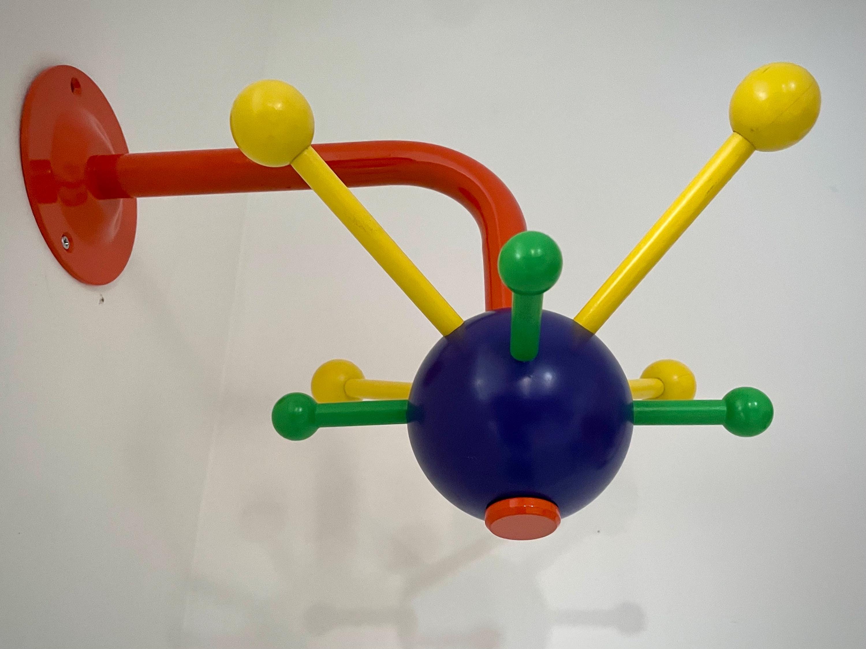 90s IKEA Mina Wall Hook: Multicolored Space Age Coat Rack - Etsy