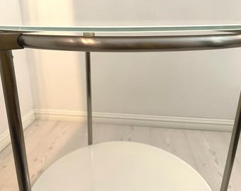 Vintage IKEA STRIND Side Table – 1980s Minimalistic Scandinavian