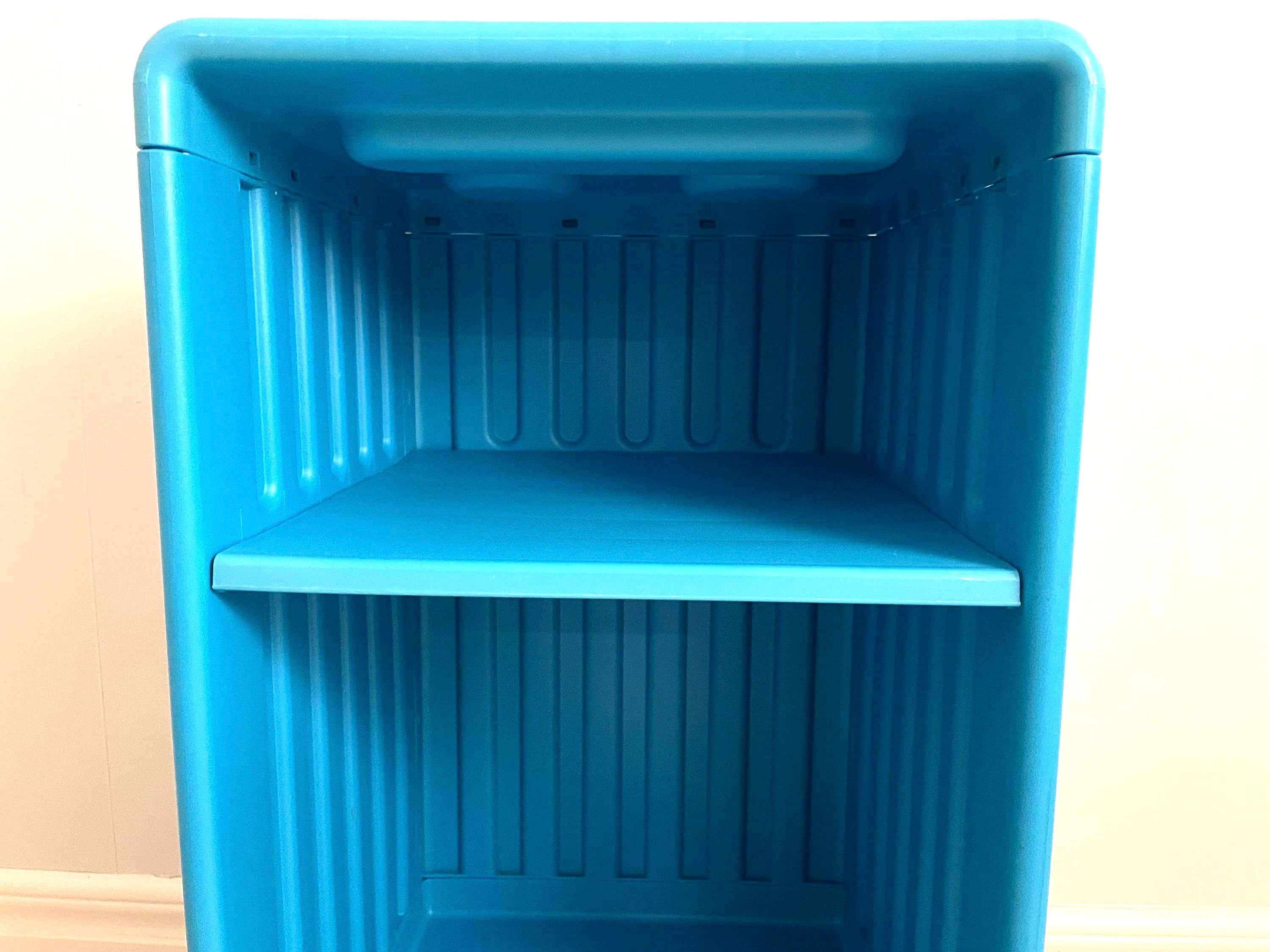 Vintage IKEA Didrik Turquoise Trolley: Rolling Bedside Table, 2002