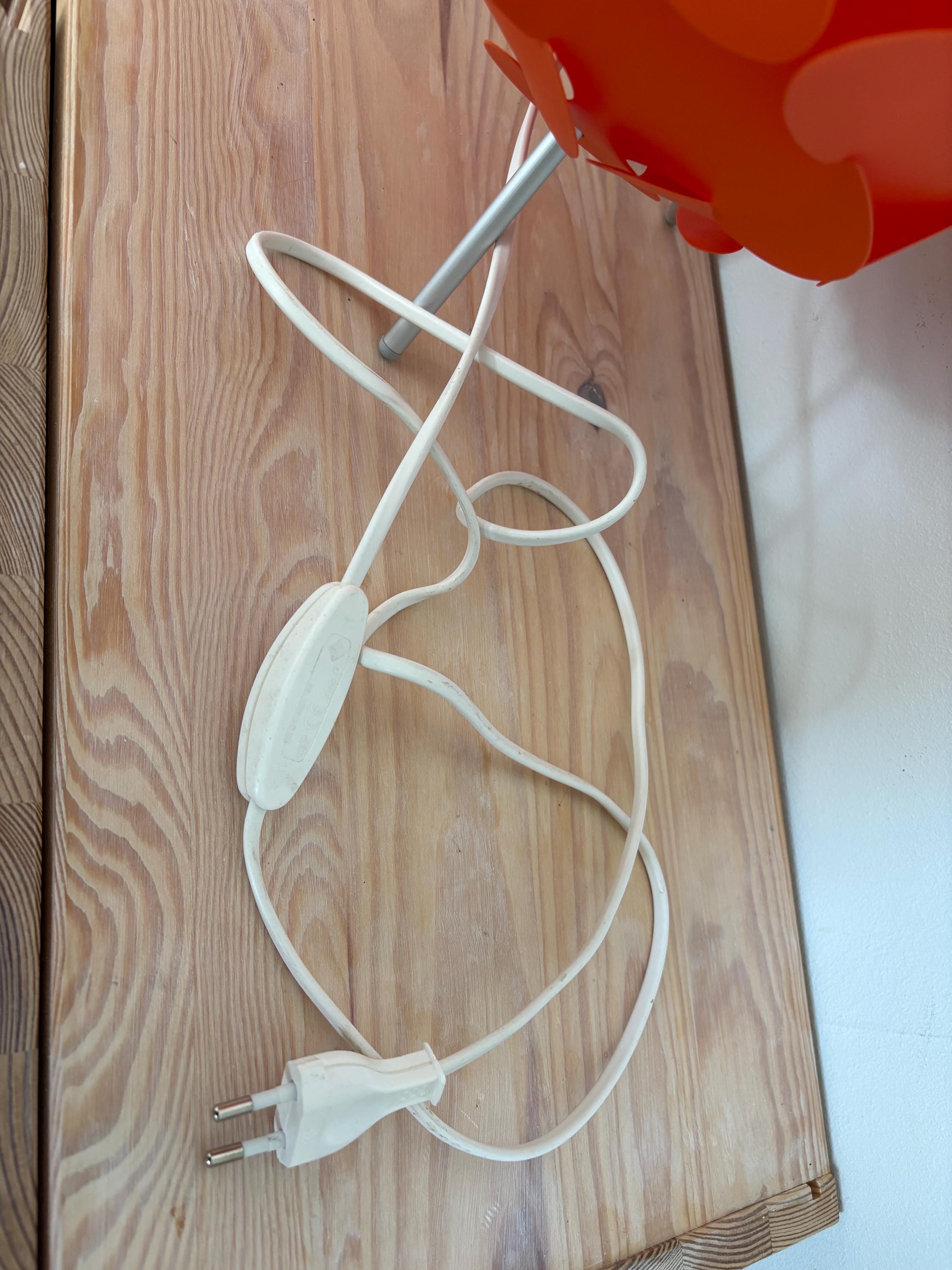 Rare Orange IKEA Fillsta Lamp: Retro Scandinavian Modern Design - Etsy
