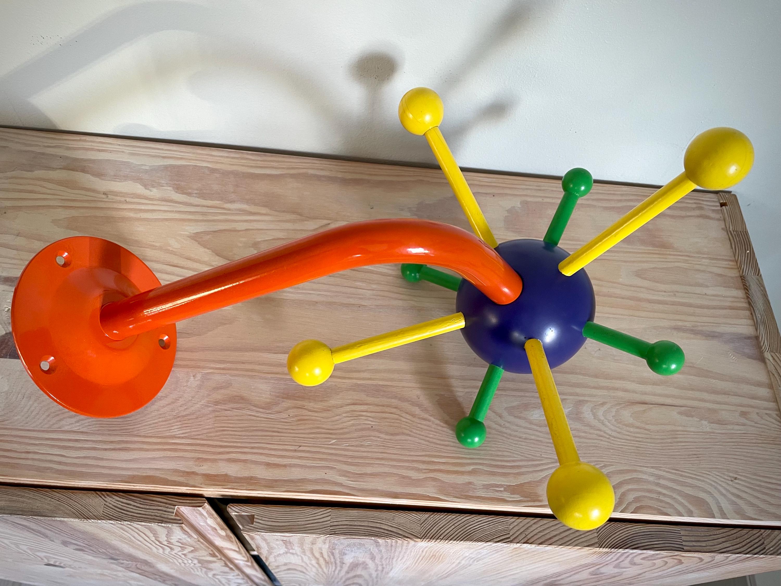 90s IKEA Mina Wall Hook: Multicolored Space Age Coat Rack - Etsy