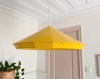 Vintage IKEA PS Yellow Metal LED Ceiling Lamp - Henrik Preutz
