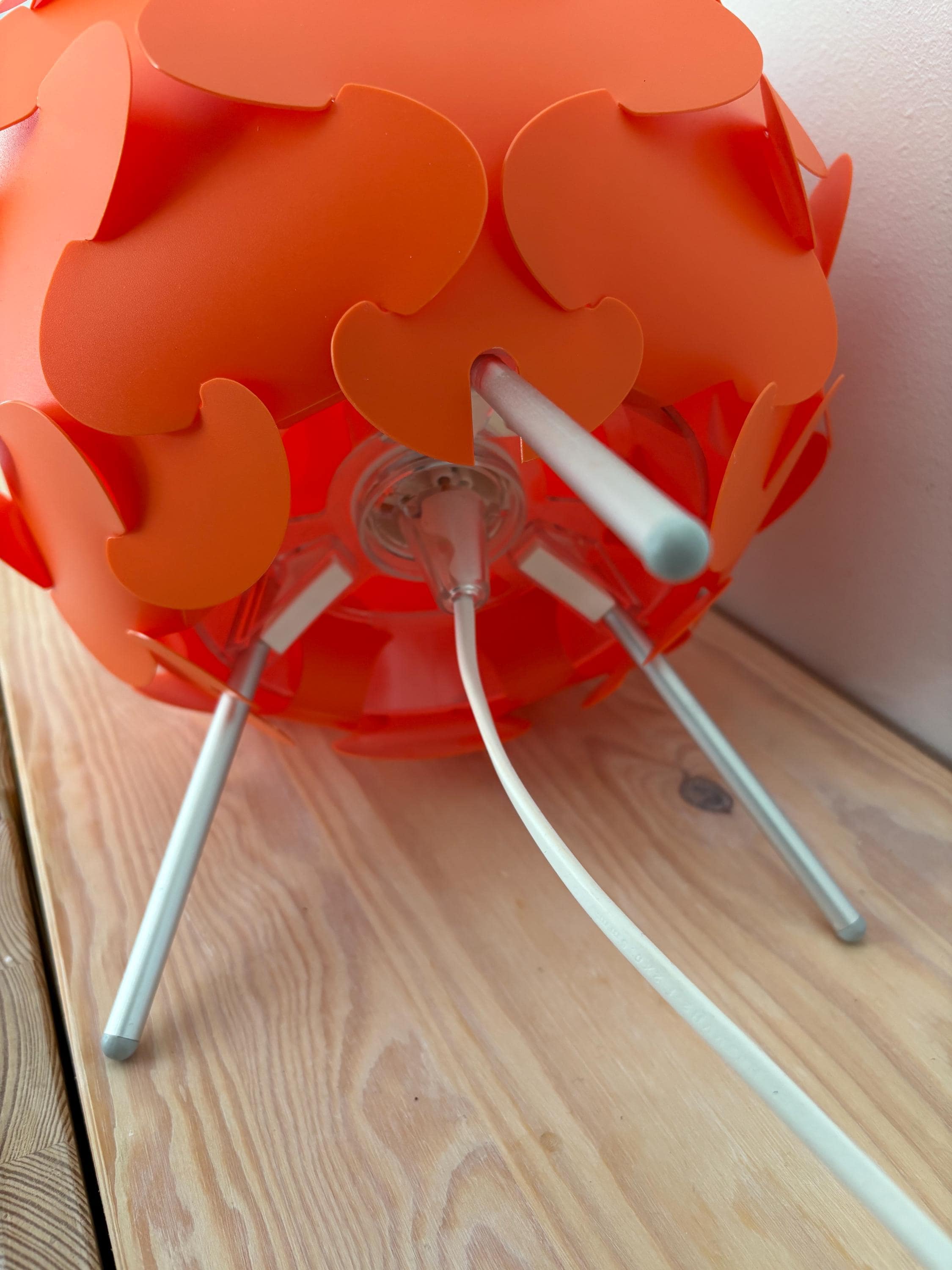 Rare Orange IKEA Fillsta Lamp: Retro Scandinavian Modern Design - Etsy