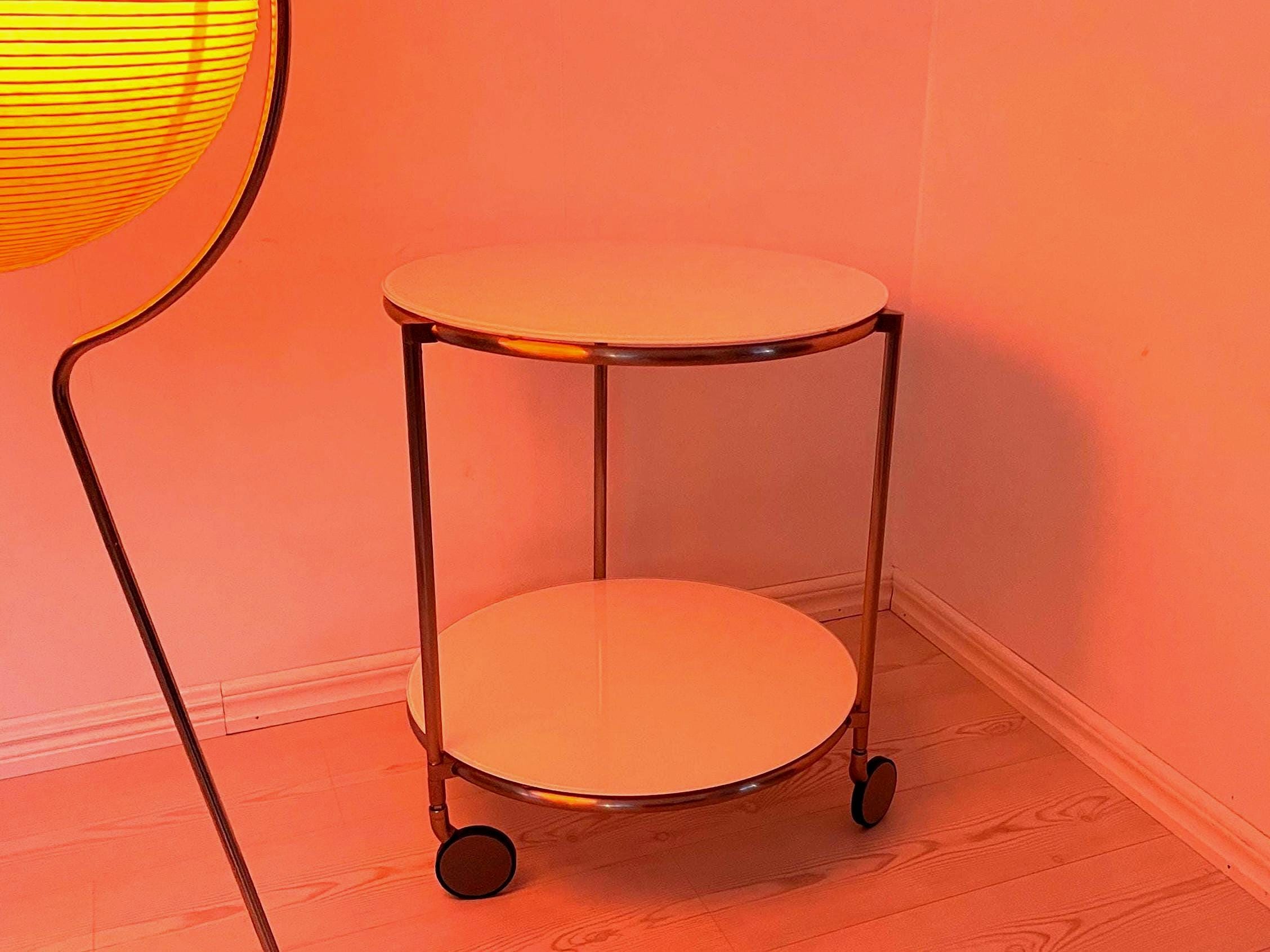 Vintage IKEA STRIND Side Table – 1980s Minimalistic Scandinavian