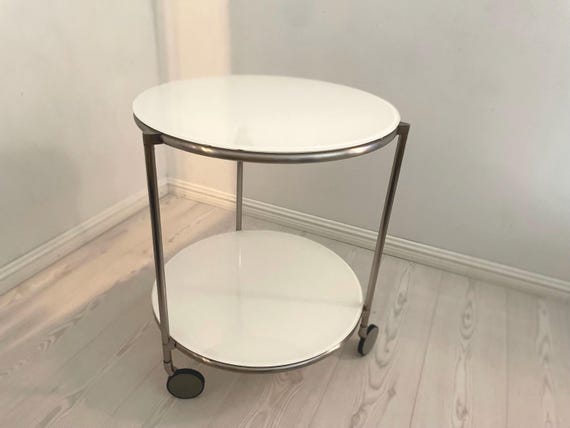 Vintage IKEA STRIND Side Table – 1980s Minimalistic Scandinavian