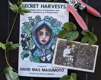 Secret Harvests book by David Mas Masumoto (illustrated by Patricia Wakida/wasabi press)