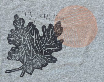 Acorn + Sun Linoblock Tshirt